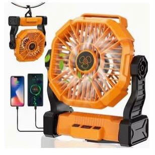 🔥 ¡Mantente fresco donde quieras con tu ventilador X 23! 🔥  ✅️ 20000mhp ✅Es fijo y no tiene mando ✅ Batería recargable - 2/2