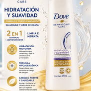 SHAMPOO 2 EN 1 DOVE ANTICASPA 370 ML - Img 56222063