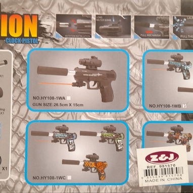 Juguete Pistolas de hidrogel tiro a tiro - Img 111534173