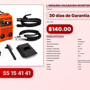 MÁQUINA SOLDADORA INVERTER PORTÁTIL VPT-0188 - Img 56216170