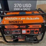 Planta marca SACO 3500 w adaptable a gas de la calle - Img 56314838