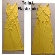 Vestido casual talla XL largo elastizado - Img 55558480
