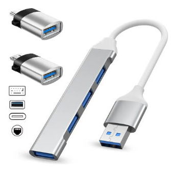 Hub de 4 usb3 y de tipo-c a 4usb3 - Img 106125465