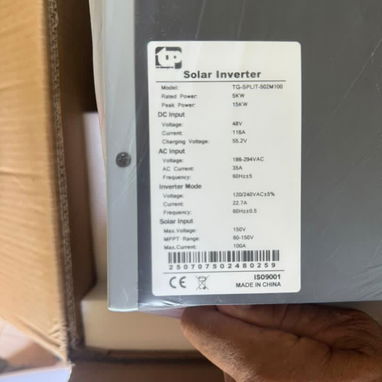 Inversor tecno pro 5kw Batería 5,5kw  Las dos cosas juntas. Entrega gratis 🚖 - Img 124922797