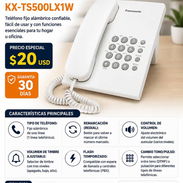 TELEFONO BLANCO PANASONIC NUEVOS EN CAJA!!! - Img 54883417