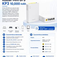 Respaldo para router/ cámaras de seguridad/wifi/ internet con apagones/ MINI UPS - Img 55749882