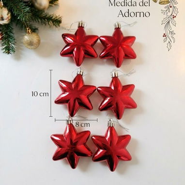 🍬Set de 6 estrellas  Material plástico /8 usd🍬 - 2/4