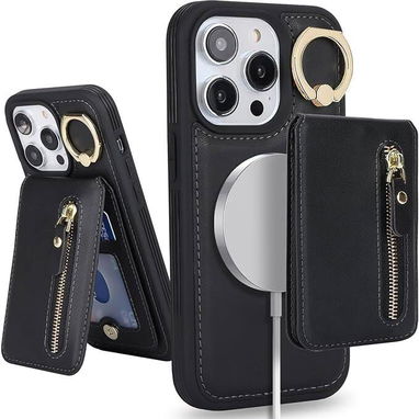 ☎️53544655 🛵 Entrega Disponible ⭐ Funda tipo cartera para iPhone 15 Pro Max con MagSafe y tarjetero magnético⭐ - Img 121833583