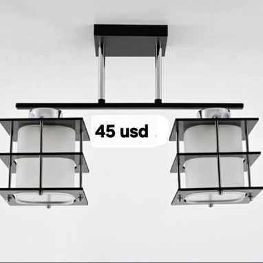 *LÁMPARAS DE 2 BOMBILLAS* *NUEVAS EN SU CAJA CON TODOS SUS ACCESORIOS - 2/10