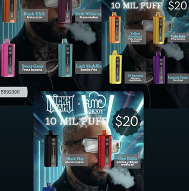 VAPES ‼️💨Cigarros electrónicos y líquidos; 6mil 10mil 15mil 20mil PUFFS variedad de sabores NUEVOS EL MEJOR PRECIO 💸 - Img 90181438