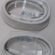 CABLES TIPO C A TIPO C DE 3A CARGA RÁPIDA Y TRANSFIEREN DATOS MIDEN 1 METRO (MARCA 1HORA) - Img 56744320