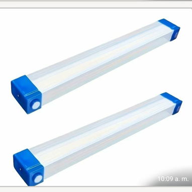 Luz led plana negra rerecargable 32cm(luces) - 2/2