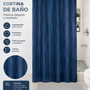 Cortinas de baño con sus ganchos. Splash Collection - Img 56861516