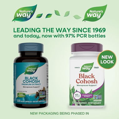 Black Cohosh 40mg, Extracto Estandarizado (Nature's Way · 120 cápsulas veganas) - 3/6