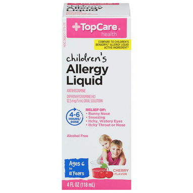 Difenhidramina en suspensión para niños sabor a cerezas 🍒  (4oz) - Img 122254112