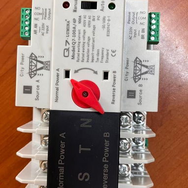 SWITCH DE ENCENDIDO AUTOMÁTICO 4 VÍAS - 100A Q7-LUMINA, ENTREGA DE FACTURA. VARIEDAD DE TECNOLOGÍA, ELECTRODOMÉSTICOS... - Img 111086433