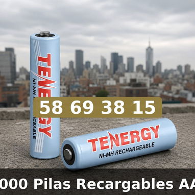 Pilas Recargables AAA Tenergy - 2/3