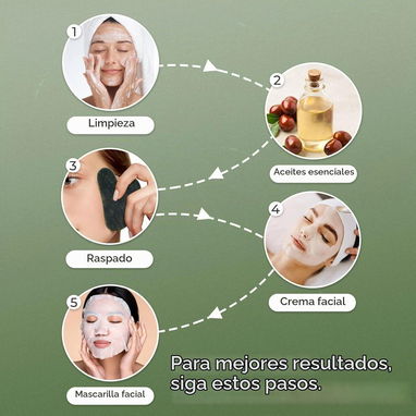 Gua Sha de Jade Natural - 4/7
