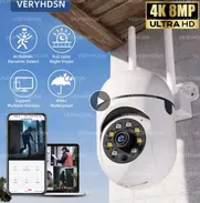 Cámara PTZ de vigilancia de seguridad inalámbrica para exteriores, videocámara con Wifi, IP,Zoom 4.0X, alarma de seguimi - Img 49638406
