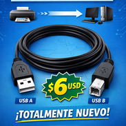 🔌 Cable USB Impresora ↔ PC ✅ Conecta impresoras, escáneres y UPS ✅ Transferencia rápida y estable ✅ Longitud estándar: - Img 56175886