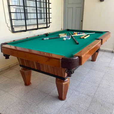 Mesa de billar nueva a estrenar... Madera de la mas alta calidad lista para disfrutar... Todos los accesorios nuevos. - 5/7