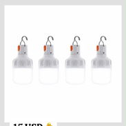 4 FOCO LED RECARGABLE POR USB 15 W COMBO - Img 56996315