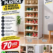 ZAPATERA PLÁSTICA 6 NIVELES – 12 PUESTOS - Img 57562907