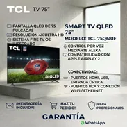 *TV SMART TCL DE 75 PULGADAS* MODELO 75Q681F *PRECIO* 950 USD - Img 57897405