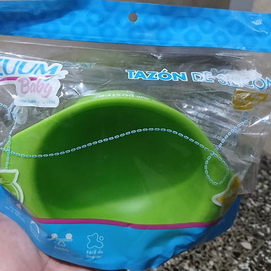 Tazón de Silicona para comer los bebe. - Img 123829538