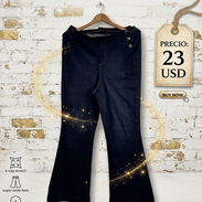 Pantalón campana de mujer de mezclilla elastizado 👖 - Img 57600698