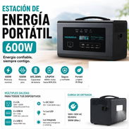 🔋 ¡SUPER OFERTA! 🔋  ⚡ ESTACIÓN PORTÁTIL MARSRIVA MP6PRO – 600W / 655Wh – LIGERA Y POTENTE – ¡SOLO $360 USD! 🚀 - Img 55876126