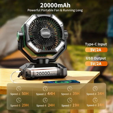 Ventilador Portátil Recargable de 20000mAh !!!GANGA!!! - Img 115068848