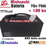 Batería de Litio Mishozuki 72V-70AH - Img 45688785