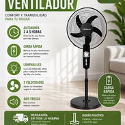 Ventilador Recargable de 16 pulgadas Milexus - Img 56502515