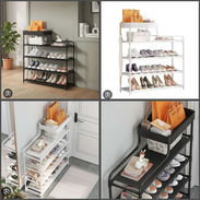 Zapateras de 5 niveles tipo L con caja organizadora (uhb) - Img 54283503