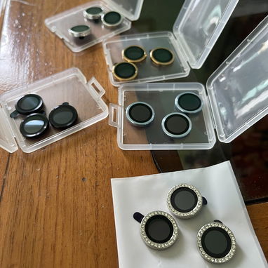 Aros independientes de aluminio y cristal para iphone de la serie 11 hasta la 14 completa! - Img 88928271