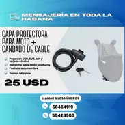 ✅ Capa protectora para moto ✅ Candado de cable con llave de alta seguridad  💥 *¡Todo por solo $25 USD!* 💥 - Img 55916042
