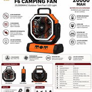 Ventilador recargable  f6 - Img 56082420