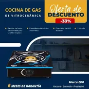 COCINA DE GAS DE VITROCERAMICA 1 HORNILLA MARCA EKO - Img 53197278