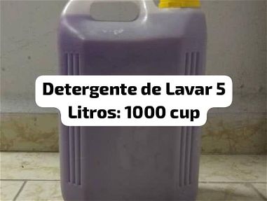 Productos de Limpieza Originales. 5Litros. Legía, Detergente de Fregar y de Lavar, Suavizante - Img 67283937
