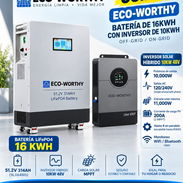 Combos Eco-Worthy inversor de 16 kw con batería de 16 Kwh - Img 58348910
