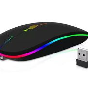 Rechargeable Ultra-thin Wireless Mouse Usb + 2.4 Wireless - Img 45982237