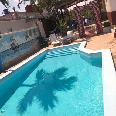 Renta de dos habitaciones climat y piscina con recirculación en la playa de Guanabo  +53 52463651 , 5 cuadras del mar, M - Img 110277388
