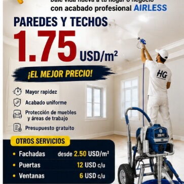 Pintura integral con sistema de airless - Img 124146328