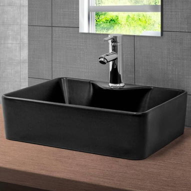 Llave mezcladora para lavamanos negras - Img 123691227
