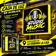 Aviso luminoso para estudio tipo caja de luz - Img 57335657