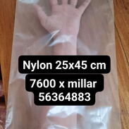 Millar de Bolsas de nylon transparente de 25x45 en 7600 - Img 45597280