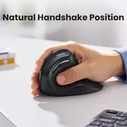 Mouse Ergonómico Vertical Inalámbrico con conectividad dual Bluetooth 5.0 + 2.4G y diseño vertical - Img 56202442
