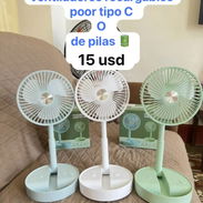 Ventiladores recargables y de pila  3 velocidades - Img 55732860