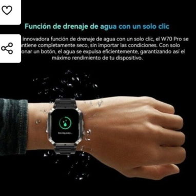55 USD O AL CAMBIO SMARTWATCH ACERO INOXIDABLE..VALVULA PARA DESCOMPRESIONAR DESPUES DE HABER ESTADO SUMERGIDO ...PANTAL - Img 122672607